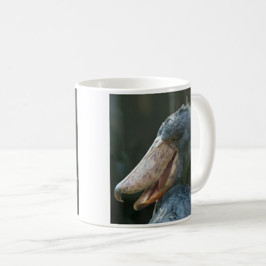 Lächelnd Shoebill Kaffeetasse (VorderseiteRechts)