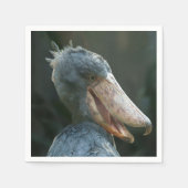 Lächelnd Shoebill Serviette (Vorderseite)