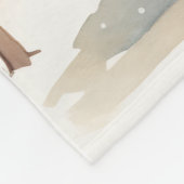 Lächelnd Snowman Blanket Fleecedecke (Ecke)