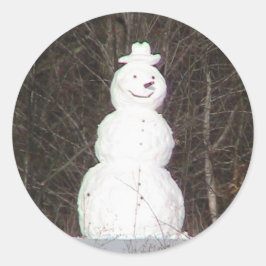 Lächelnd Snowman Sticker