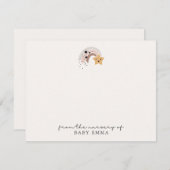 Lächelnd Stern "vom Kinderzimmer der" Karte (Vorne/Hinten)