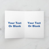 Lächelnd Sun glückliches Gesicht Feiertagskarte (Innenseite)