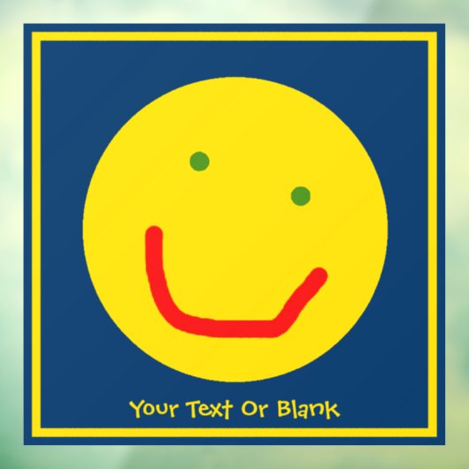 Lächelnd Sun glückliches Gesicht Fensteraufkleber (Blatt 3)