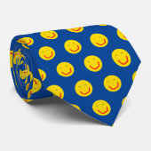 Lächelnd Sun glückliches Gesicht Krawatte (Gerollt)