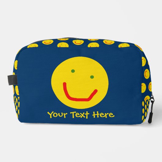 Lächelnd Sun glückliches Gesicht Waschbeutel (Vorderseite)