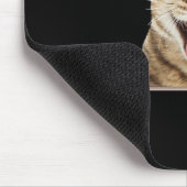 Lächelnd Tabby Cat Mouse Pad Mousepad (Ecke)