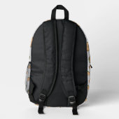 Lächelnd Taco Personalisiert Bedruckter Rucksack (Rückseite)