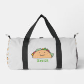 Lächelnd Taco Personalisiert Duffle Bag (Vorderseite)