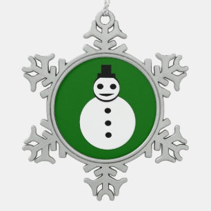 Lächelnd Weihnachten Snowman Ornament
