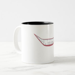 Lächelnd Zweifarbige Tasse