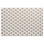 Lächelnde Affen Stoff (Fat Quarter (45,7 x 55,9 cm))