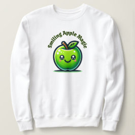 Lächelnde Apfelmagie Sweatshirt