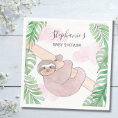 Lächelnde Baby-Dusche Serviette