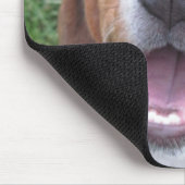 Lächelnde Beagle-Mausunterlage Mousepad (Ecke)
