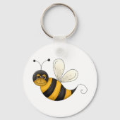 Lächelnde Biene Schlüsselanhänger (Vorderseite)