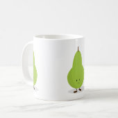 Lächelnde Birne Kaffeetasse (Vorderseite Links)