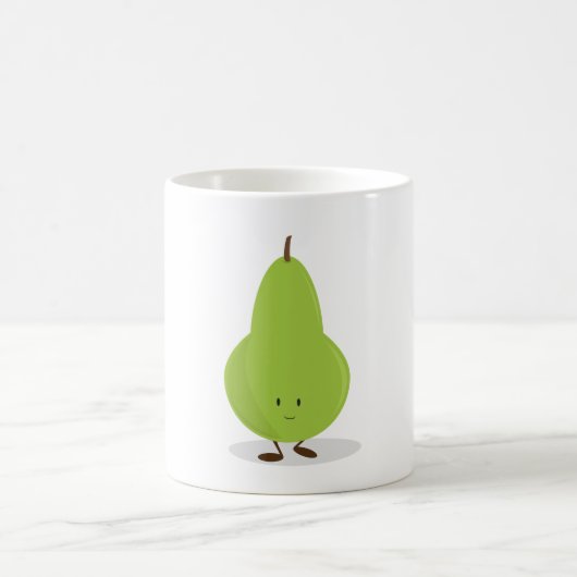 Lächelnde Birne Kaffeetasse (Mittel)