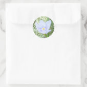 Lächelnde Blue Wildblume Stickers (Tasche)