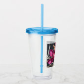 Lächelnde Blume Acryltrinkbecher (Rechts)