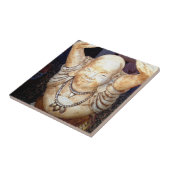 Lächelnde Buddha-Kachel Fliese (Seite)