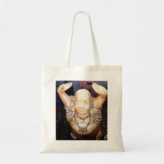 Lächelnde Buddha Tote Tasche (Vorne)