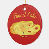 Lächelnde Charakter | des Trichter-Kuchens Keramik Ornament (Links)