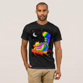 Lächelnde Cheshire Cat T - Shirt (Vorne ganz)