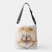 LÄCHELNDE CHOW-CHOW Tasche oder KreuzLeichensack - (Vorderseite)