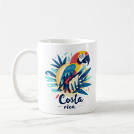 Lächelnde Costa Rica Papagei-Tasse Kaffeetasse