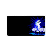 Lächelnde Dolphin Adressaufkleber (Vorne)