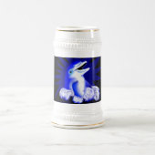 Lächelnde Dolphin Bierglas (Mittel)