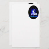 Lächelnde Dolphin Briefpapier (Vorne/Hinten)