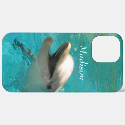 Lächelnde Dolphin Case-Mate iPhone Hülle (Hinten (horizontal))