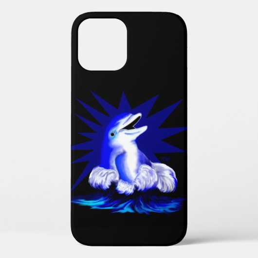 Lächelnde Dolphin Case-Mate iPhone Hülle (Rückseite)