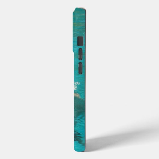 Lächelnde Dolphin Case-Mate iPhone Hülle (Rückseite / Links)