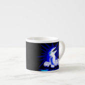 Lächelnde Dolphin Espressotasse (Vorderseite Rechts)