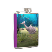 Lächelnde Dolphin Flachmann (Rechts)