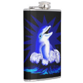 Lächelnde Dolphin Flachmann (Rechts)