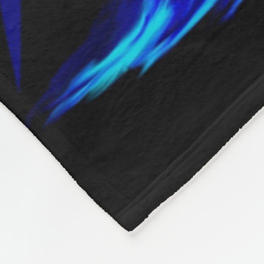 Lächelnde Dolphin Fleecedecke (Ecke)