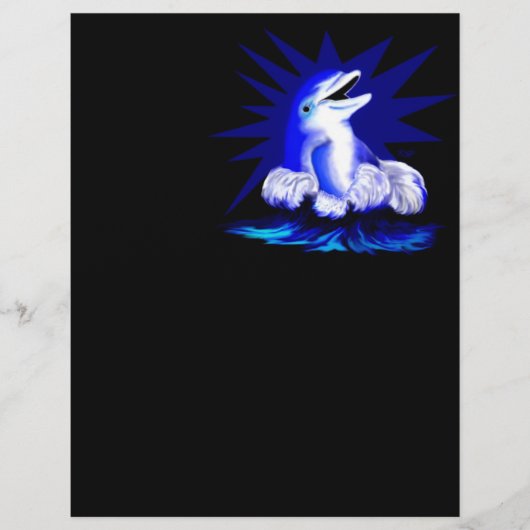 Lächelnde Dolphin Flyer (Vorne)