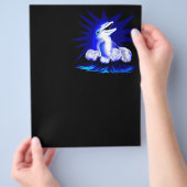 Lächelnde Dolphin Flyer (Hand)