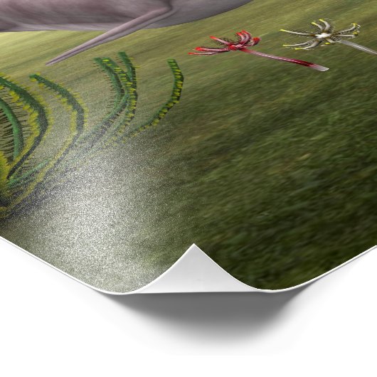 Lächelnde Dolphin Fotodruck (Ecke)