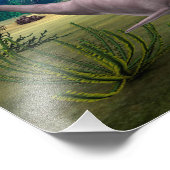 Lächelnde Dolphin Fotodruck (Ecke)