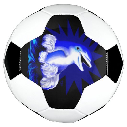 Lächelnde Dolphin Fußball (Gedreht)