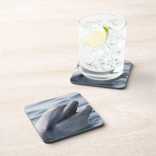 Lächelnde Dolphin Getränkeuntersetzer