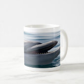 Lächelnde Dolphin Kaffeetasse (VorderseiteRechts)
