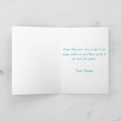 Lächelnde Dolphin Karte (Innenseite)