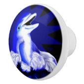 Lächelnde Dolphin Keramikknauf (Rechts)