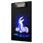 Lächelnde Dolphin Klemmbrett (Links)