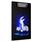 Lächelnde Dolphin Klemmbrett (Rechts)
